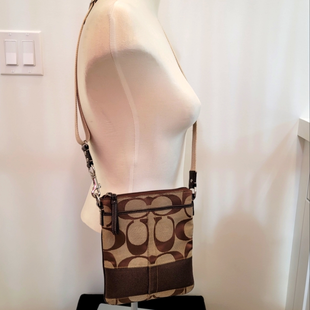 Coach Monogram Swingback Crossbody Bag